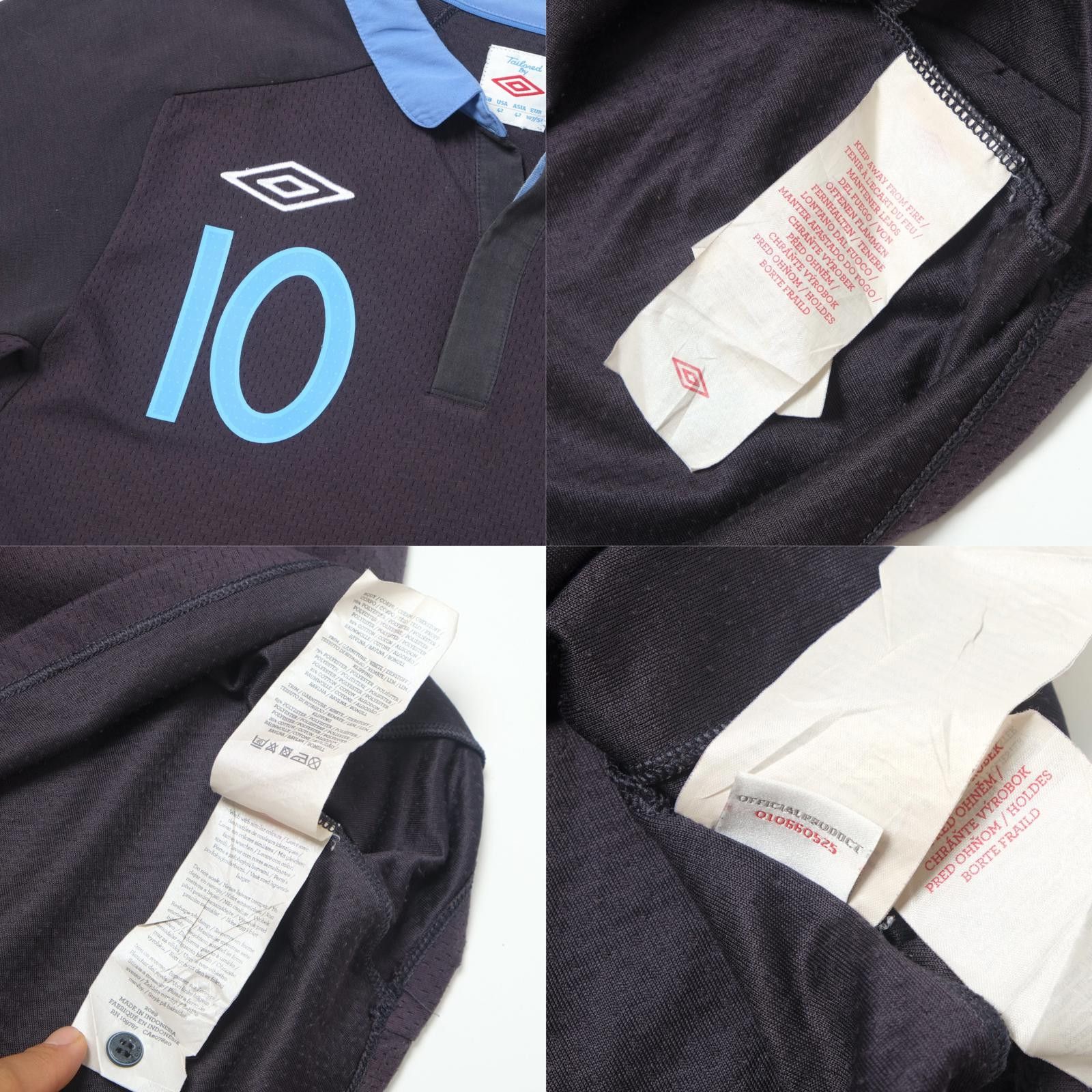 Umbro 2011/12 England Away Shirt Umbro Rooney (M/L) Size US M / EU 48-50 / 2 - 6 Thumbnail