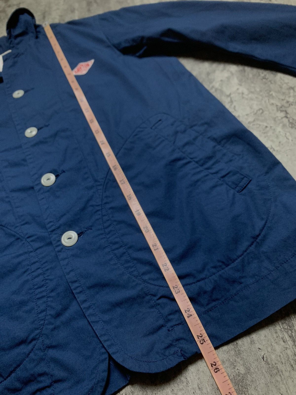 Danton Danton Canvas Shawl Collar French Work Jacket Size US XXS / EU 40 - 11 Thumbnail