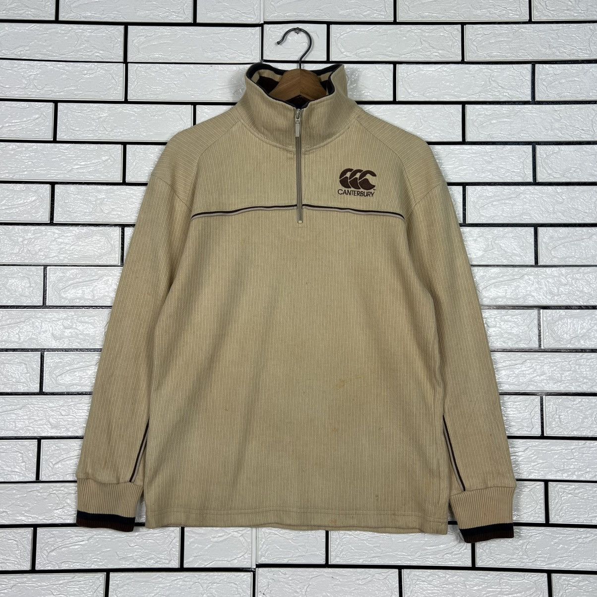 Canterbury of New Zealand Vintage CANTERBURY Half Zipper Turtleneck Sweater #3997-C182 Size US M / EU 48-50 / 2 - 1 Thumbnail