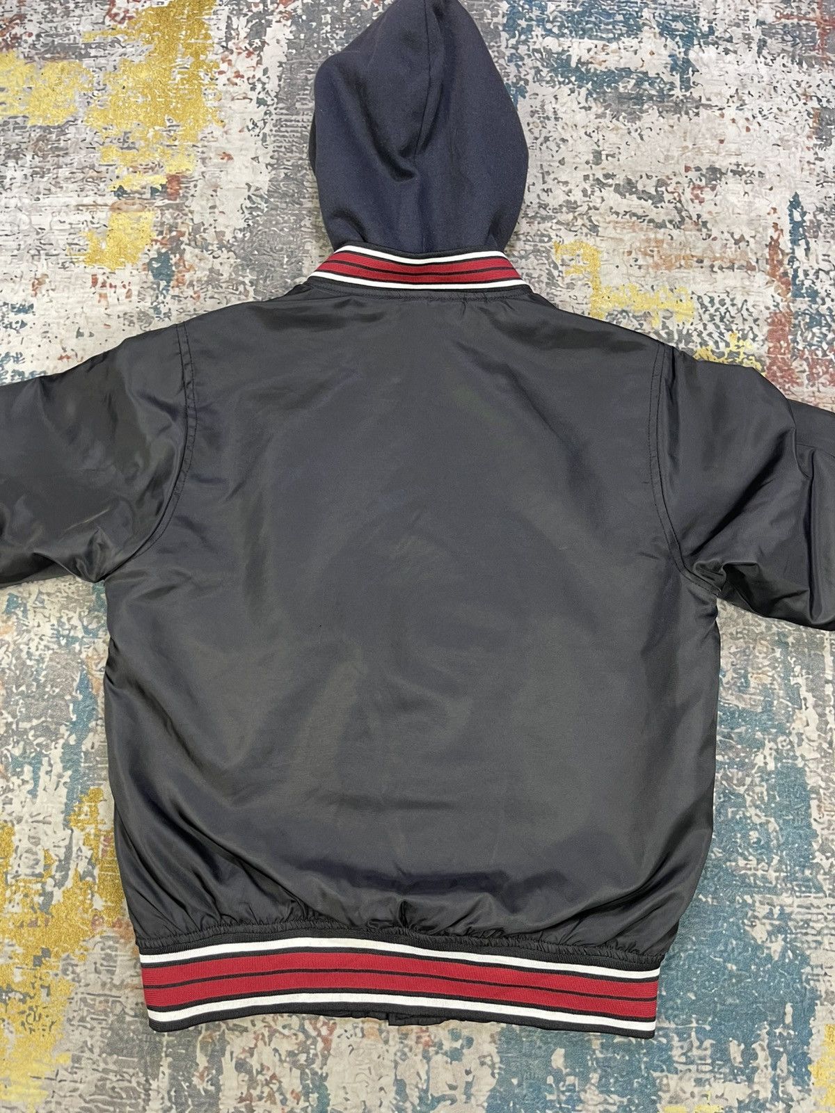 Japanese Brand Mark Gonzales NFL Starter Parody Hooded Bomber Jacket Size US S / EU 44-46 / 1 - 5 Thumbnail