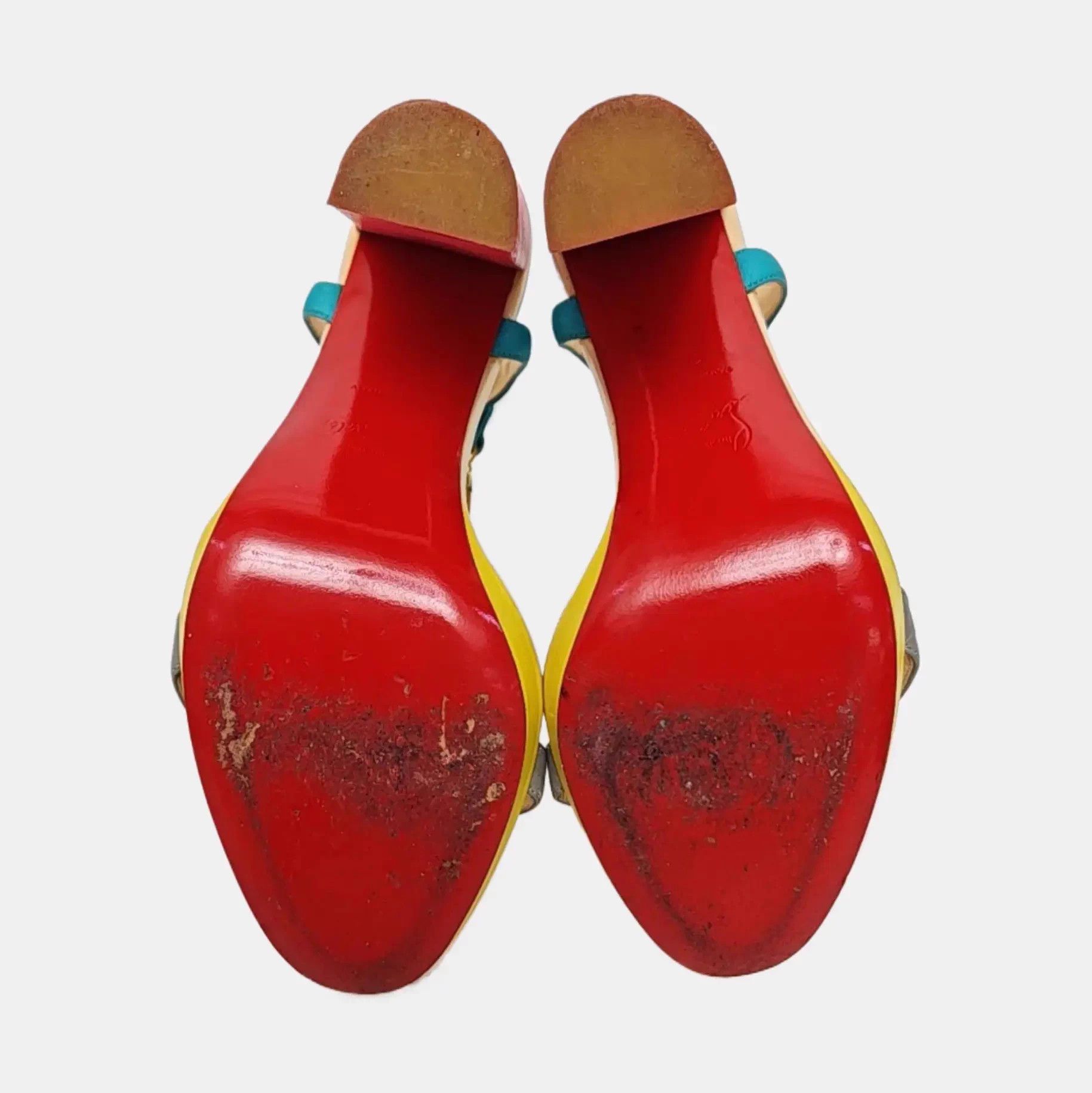 Christian Louboutin Christian Louboutin Red Sole Heeled Sandals 38 Size US 7 / IT 37 - 7 Thumbnail
