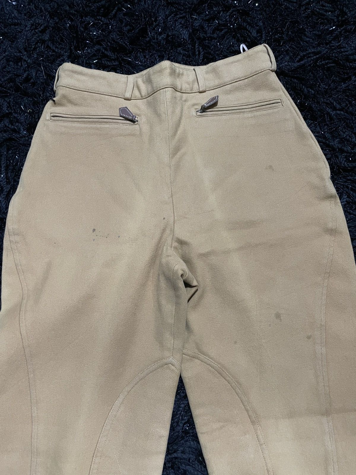 Designer × Hermes × Vintage HERMES- PARIS Equestrian Windowpane Riding Jodphur Pants Size 28" / US 6 / IT 42 - 8 Thumbnail