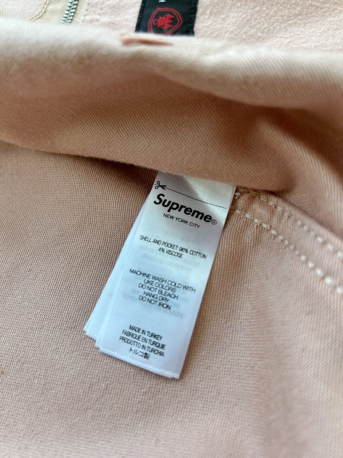 Supreme Supreme Moleskin Work Jacket Dusty Pink Medium Size US M / EU 48-50 / 2 - 11 Thumbnail