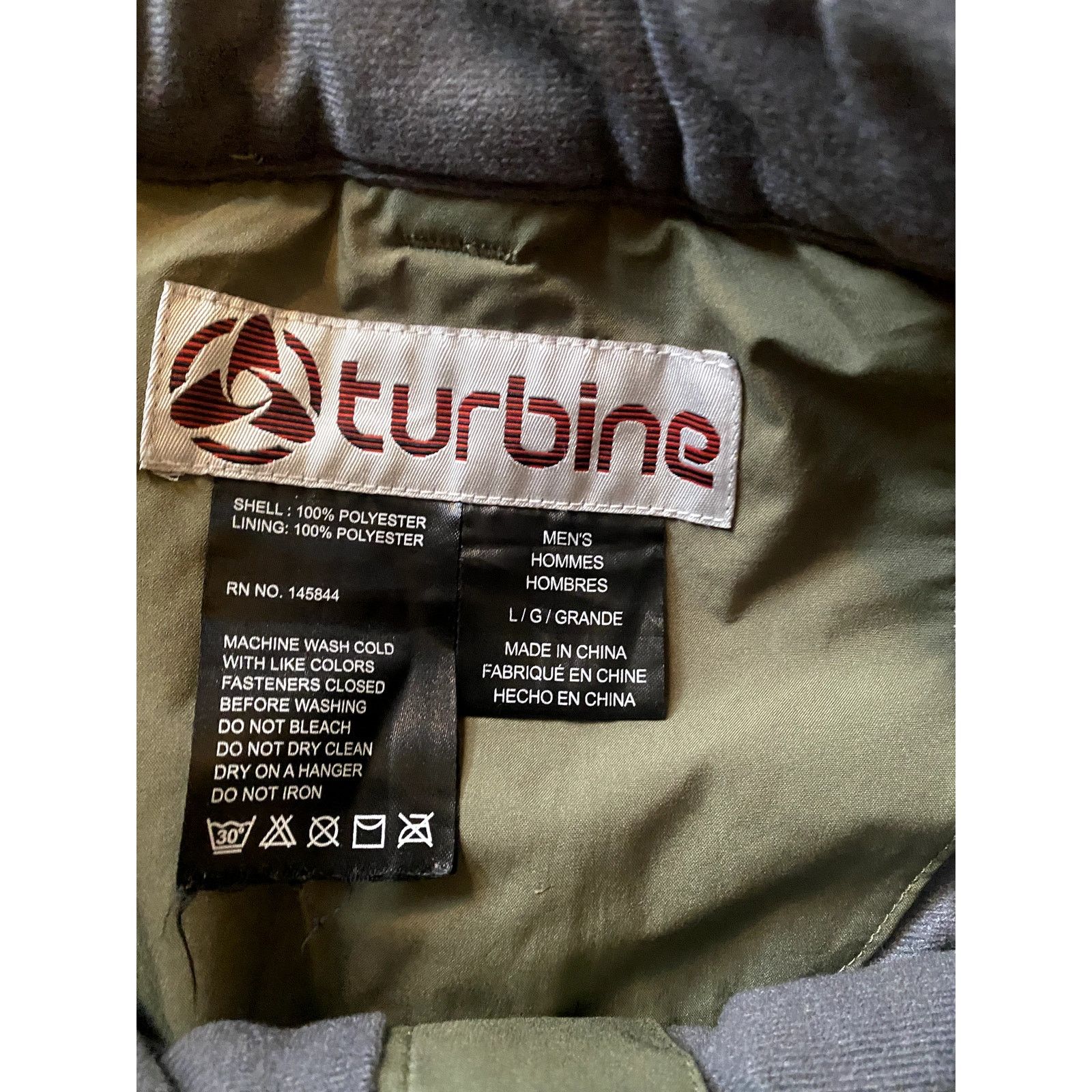 Vintage Olive Green Turbine Snow Pants Size US 36 / EU 52 - 2 Thumbnail