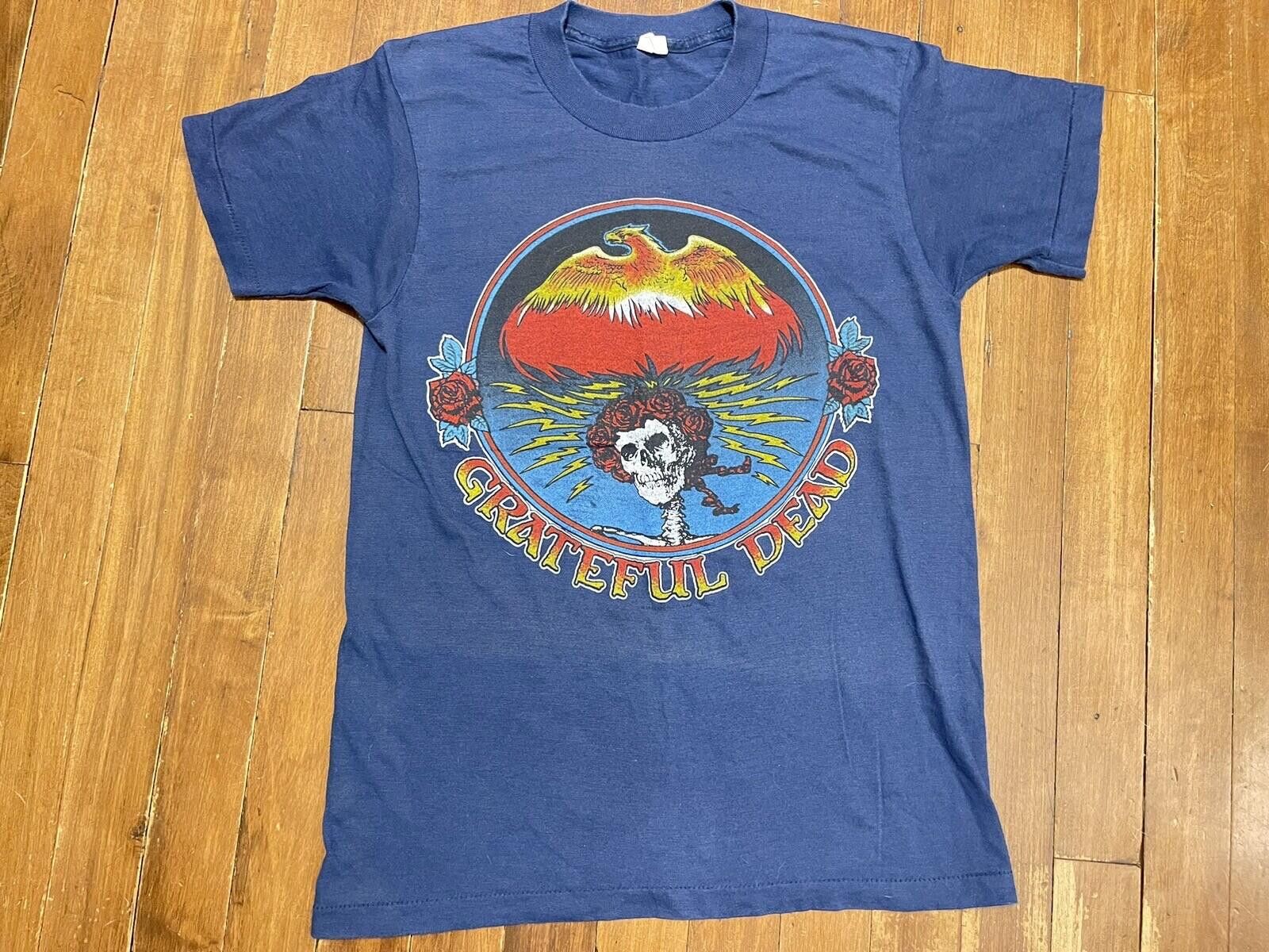 Vintage 1979 Grateful Dead Bertha Skull & Roses Mouse Kelley Raglan Size US S / EU 44-46 / 1 - 1 Thumbnail