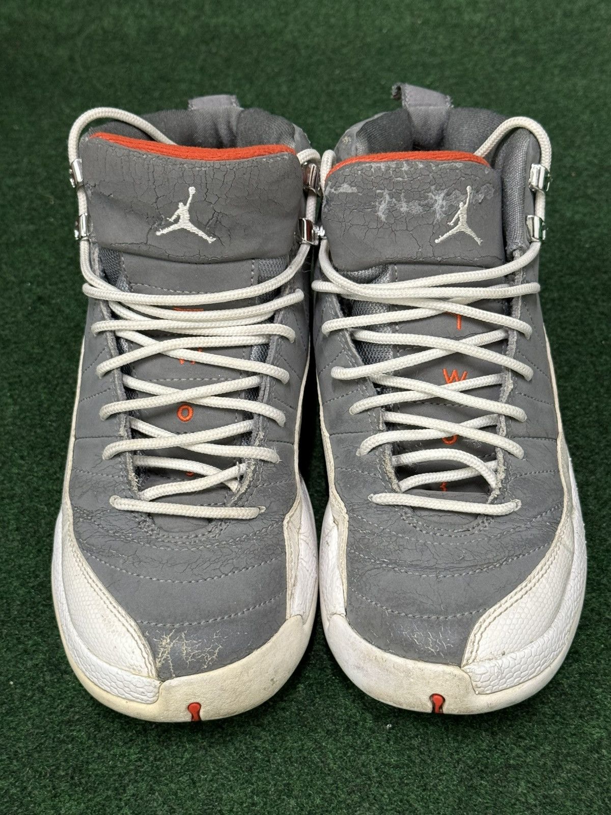 Jordan Brand 2012 Air Jordan 12 Retro Cool Grey GS 153265-012 Size US 5.5 / EU 38 - 2 Thumbnail
