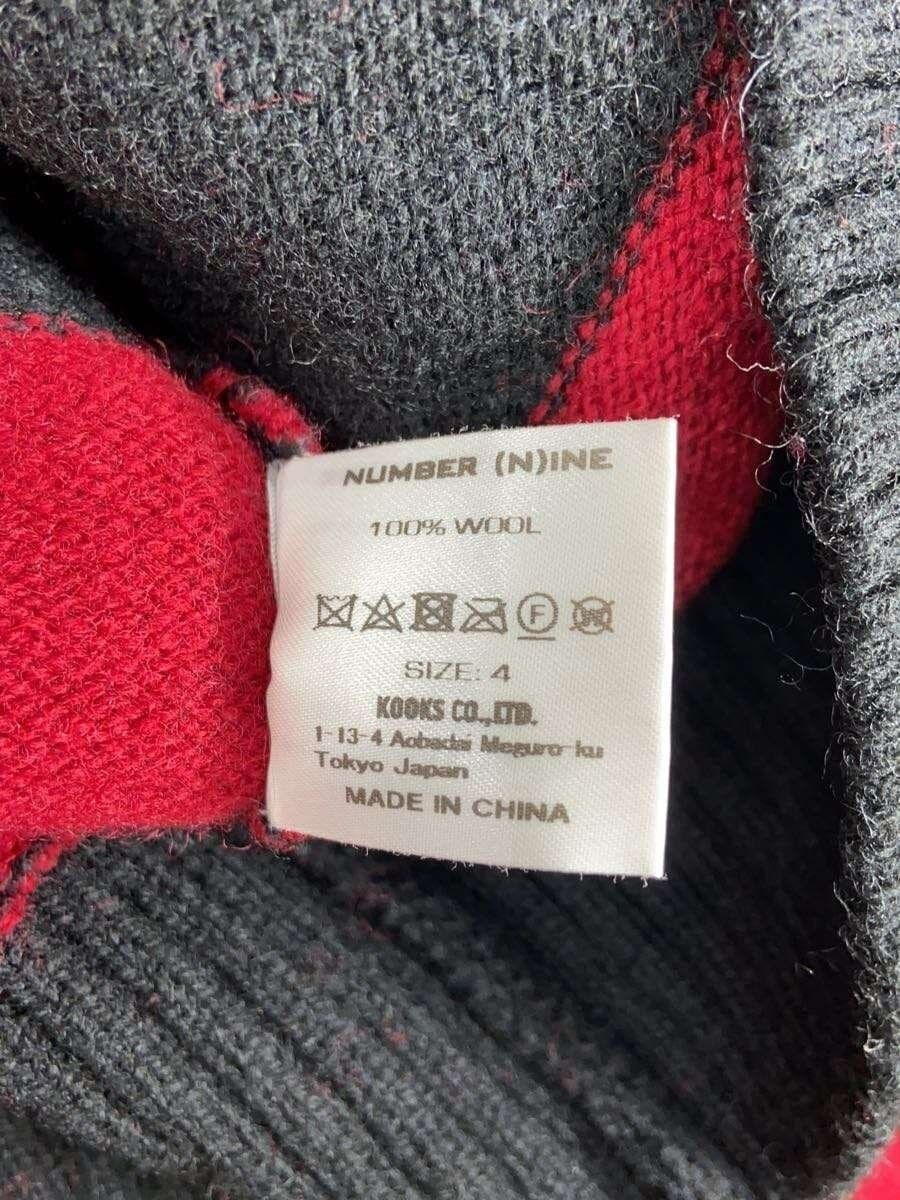 Number (N)ine Cobain Striped Wool Knit Sweater Size US XL / EU 56 / 4 - 5 Thumbnail