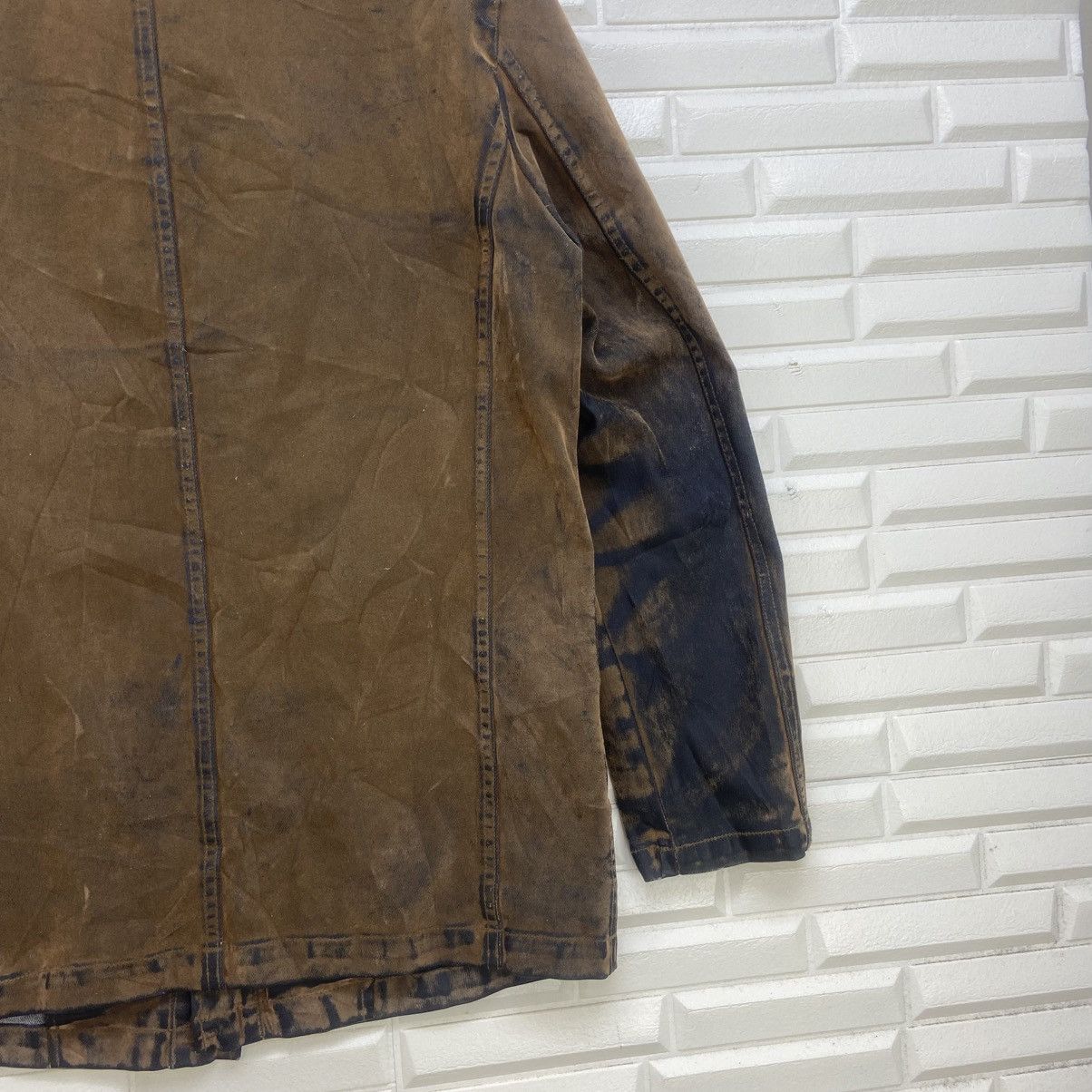 Vintage Baffy Hard Wear Soft Denim Polyurethane Chore Worker Jacket Size US M / EU 48-50 / 2 - 10 Thumbnail