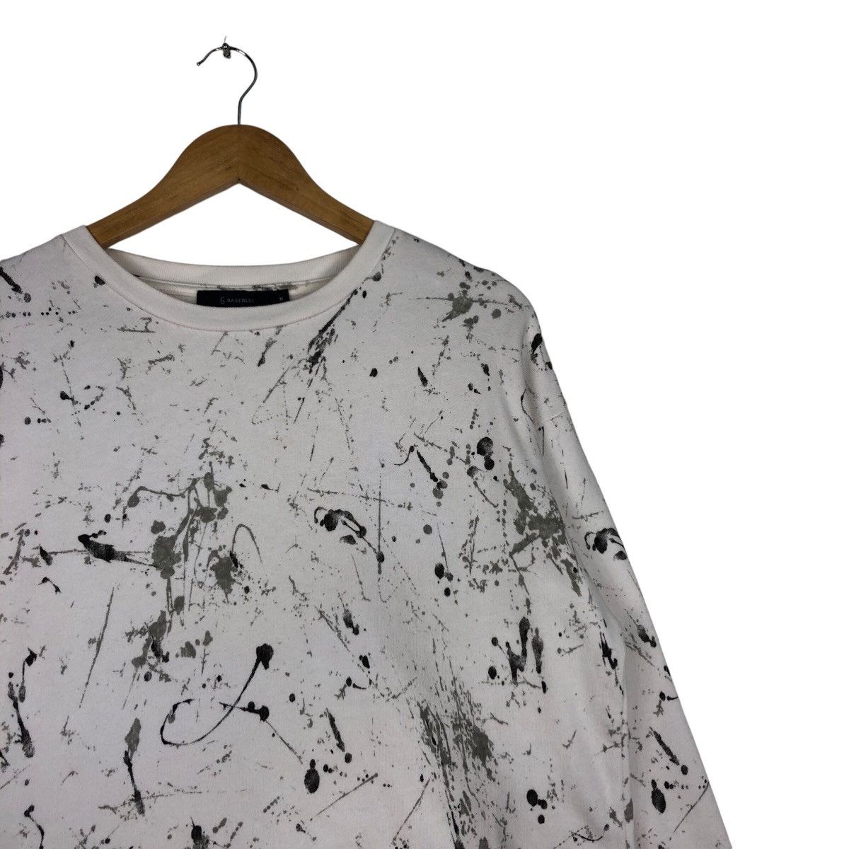 Japanese Brand Rare Painting Abstract Design Sweatshirt Jumper white Size US S / EU 44-46 / 1 - 5 Thumbnail