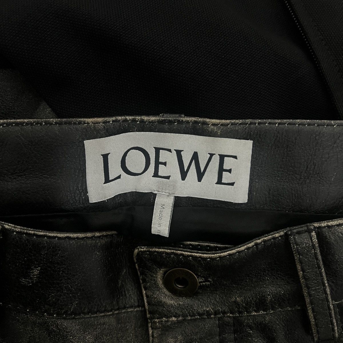 Loewe Loewe Calfskin Nappa Leather Pants Size US 30 / EU 46 - 7 Thumbnail