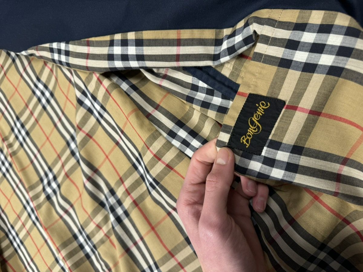 Burberry Vintage Burberry Trench Coat Dark Blue Jacket Size L-XL Size XL / US 12-14 / IT 48-50 - 10 Thumbnail