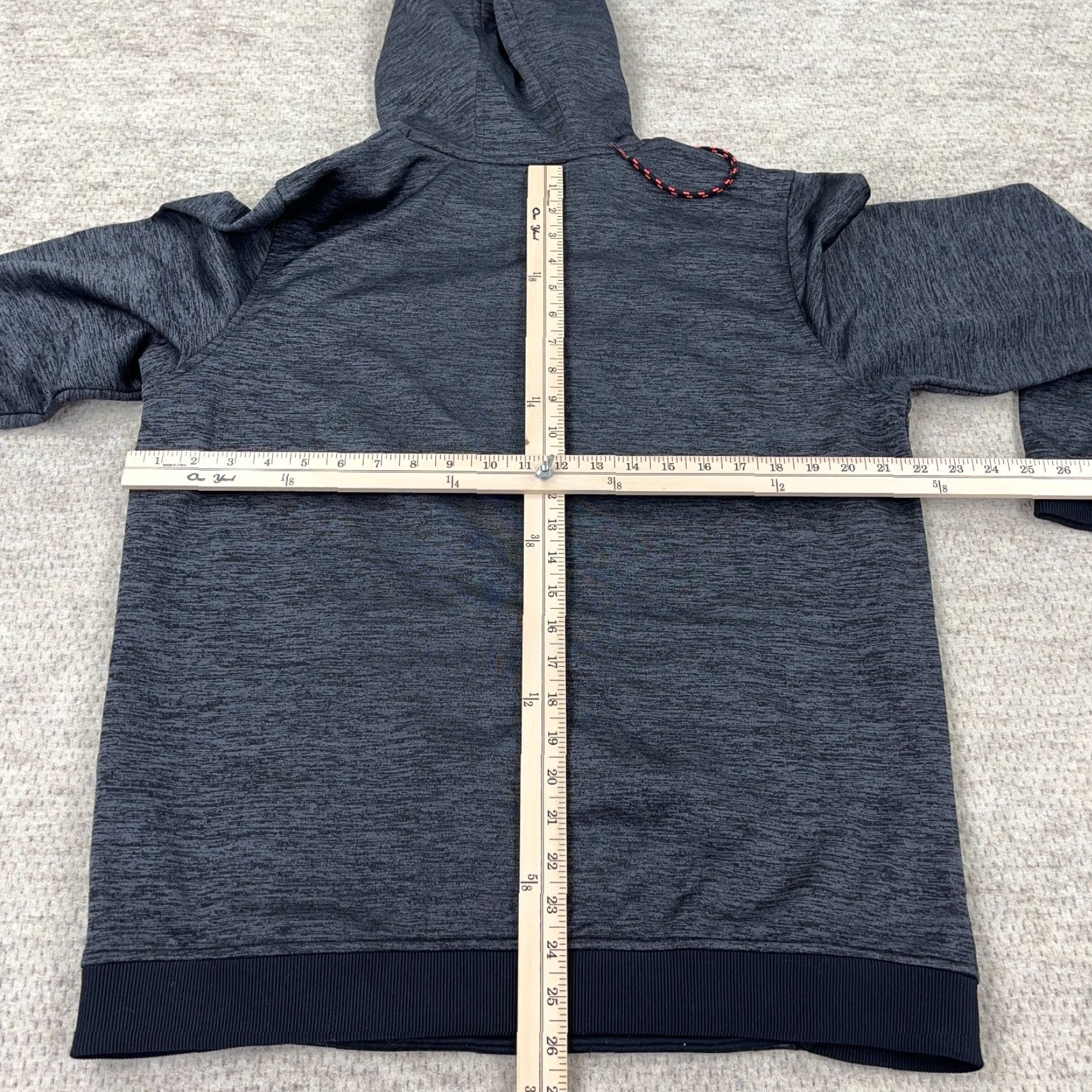 Under Armour Under Armour Hoodie Men Large Gray Pink Sweatshirt Performance Cold Gear Loose Size US L / EU 52-54 / 3 - 6 Thumbnail