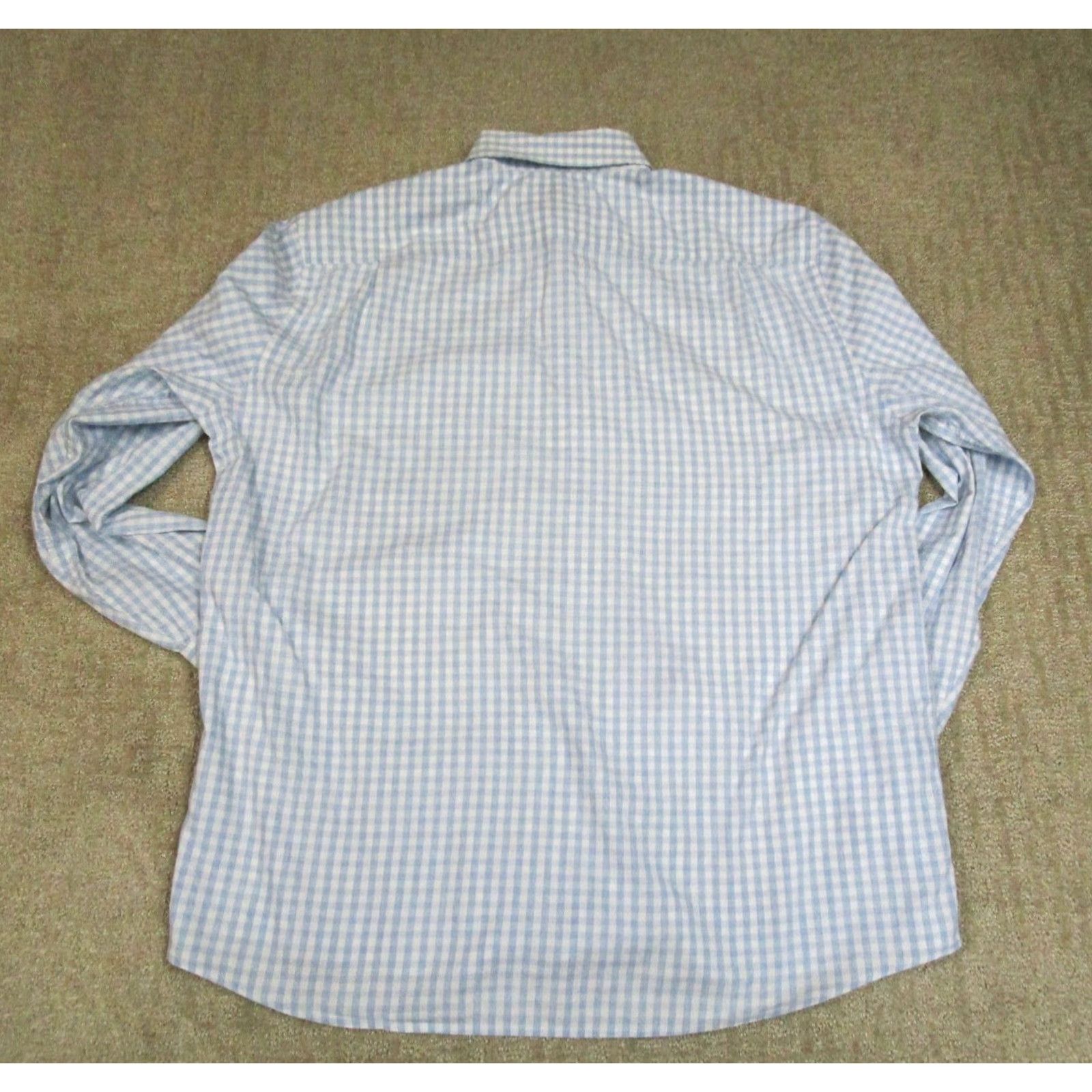 Southern Tide Southern Tide Shirt Men L Blue White Check Plaid Long Sleeve Button-Up Classic Fit Casual Size US L / EU 52-54 / 3 - 3 Thumbnail