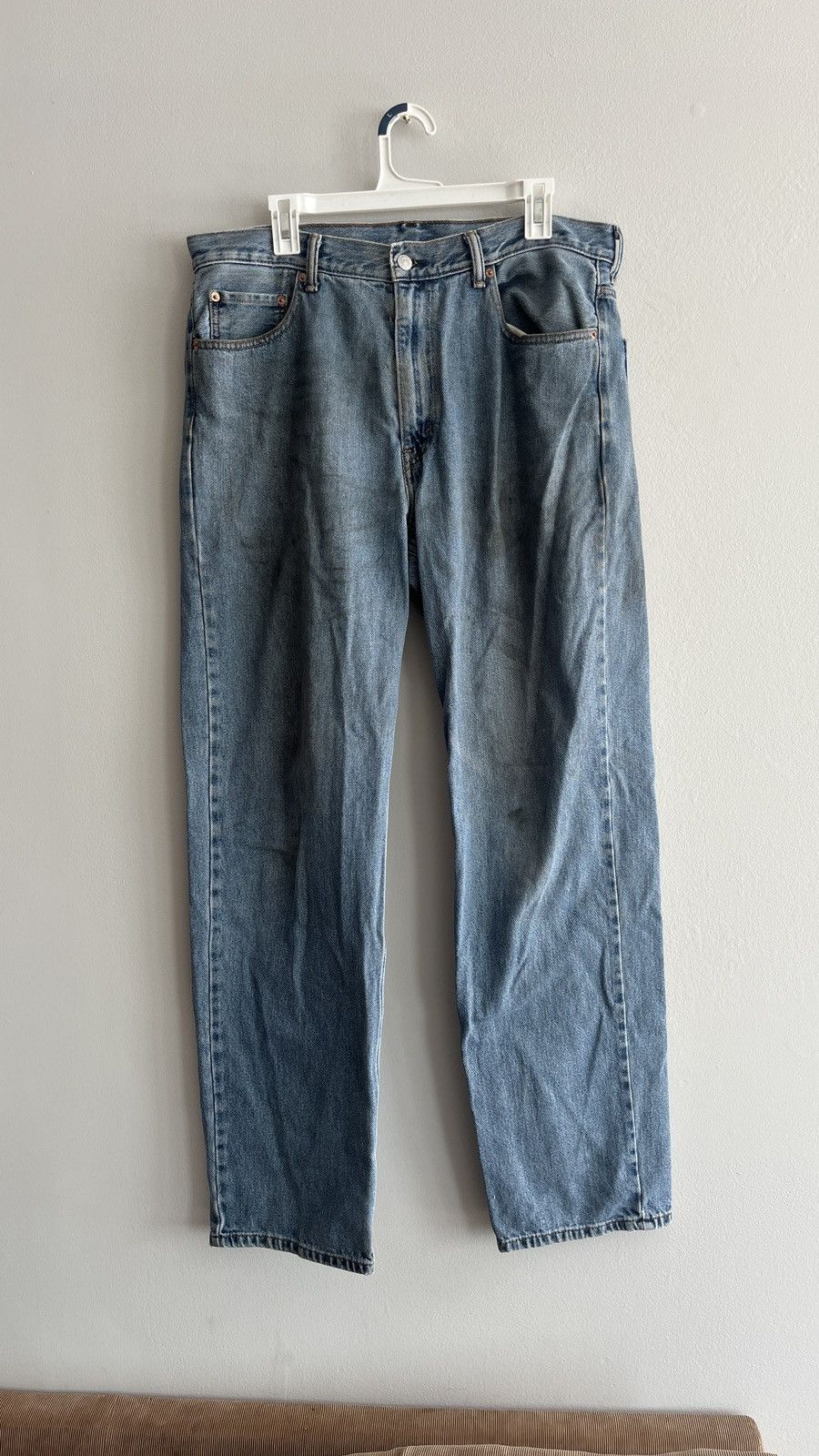 Levi's Levi’s 550 Oil Stained Denim Size US 36 / EU 52 - 1 Thumbnail