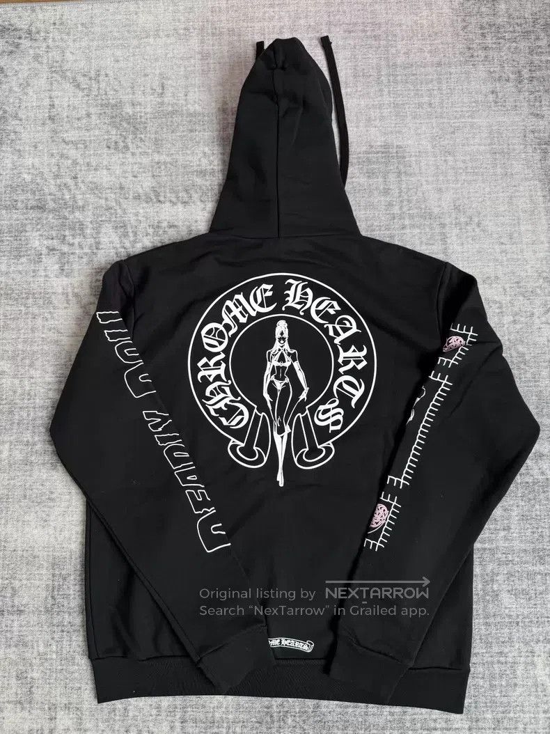 Chrome Hearts CHROME HEARTS Size M Graffiti Hoof Zip Hoodie Size US M / EU 48-50 / 2 - 3 Thumbnail