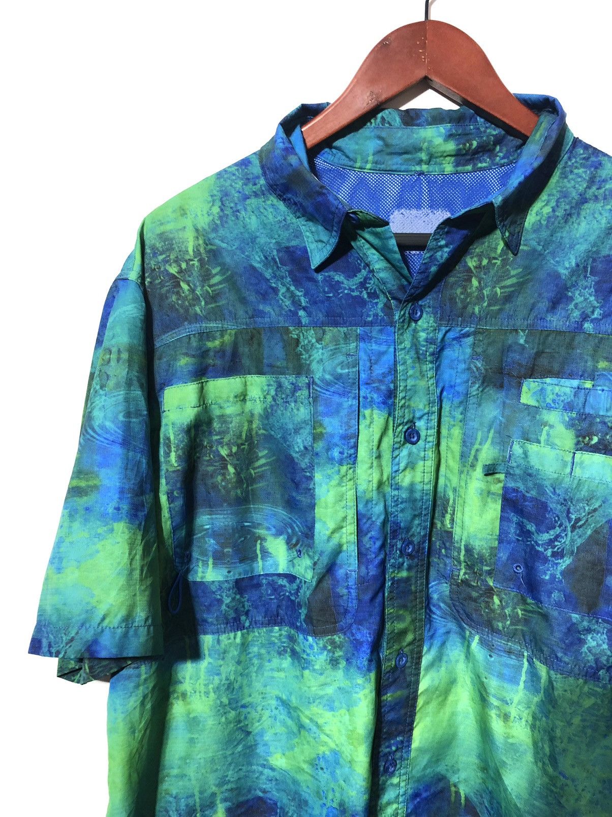 REEF Reef Fishing button shirt rare pattern super cool oversized Size US XL / EU 56 / 4 - 2 Thumbnail