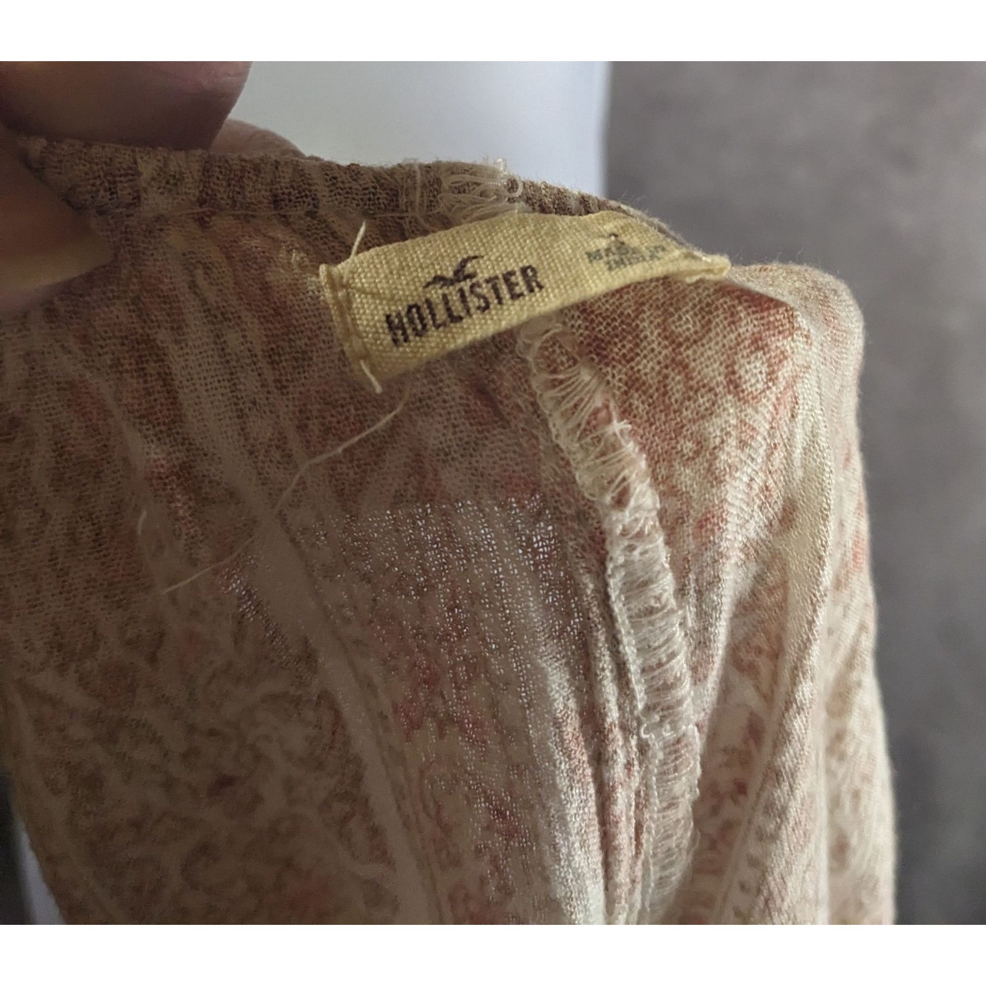 Hollister Romantic Hippie Hollister Lace Boho Peasant Top Bell Sleeve Size S / US 4 / IT 40 - 4 Thumbnail
