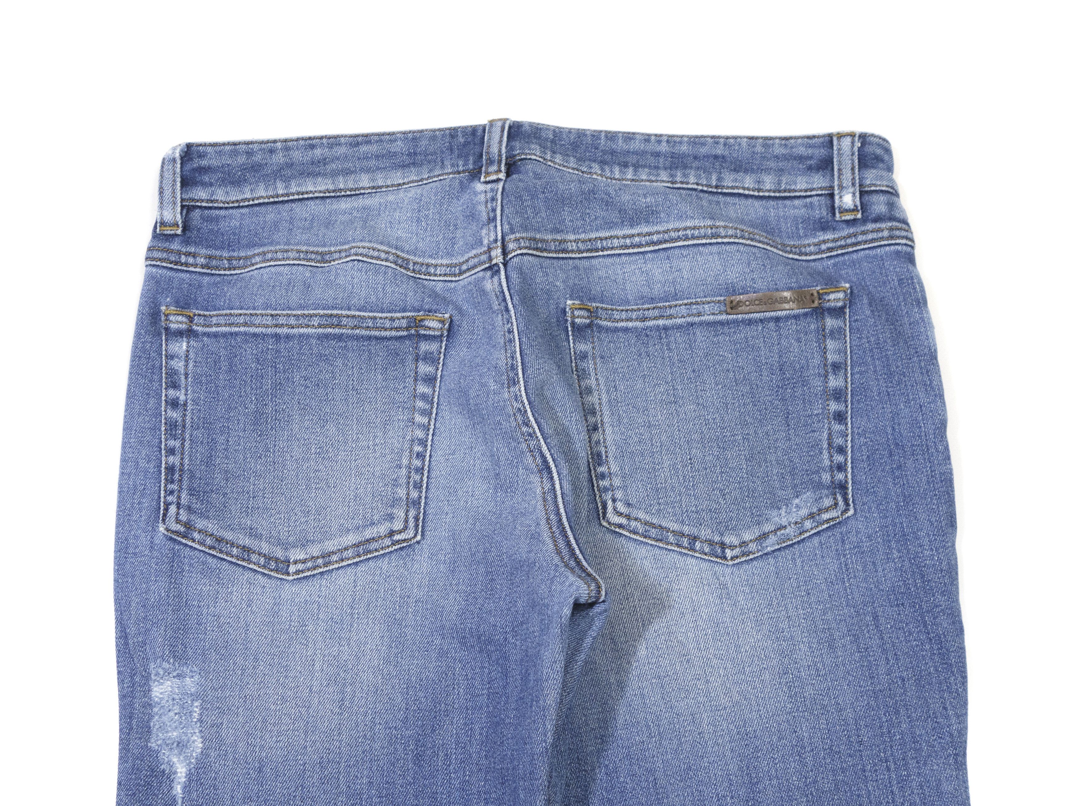 Dolce & Gabbana Distressed Jeans Size 28" / US 6 / IT 42 - 4 Thumbnail