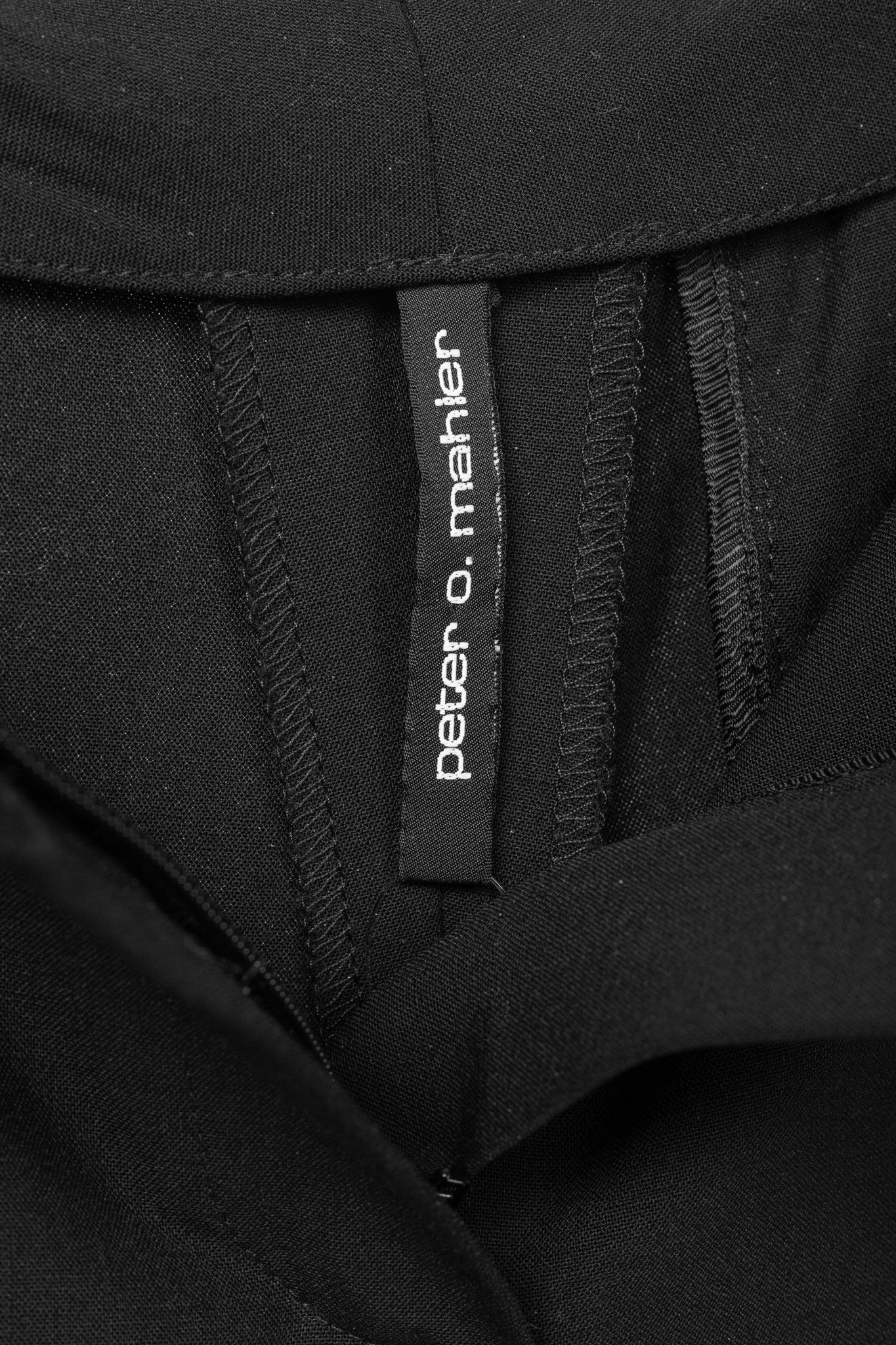 Other Peter O. Mahler Black Stretch Crepe Capris Size 34" / US 12 / IT 48 - 8 Thumbnail
