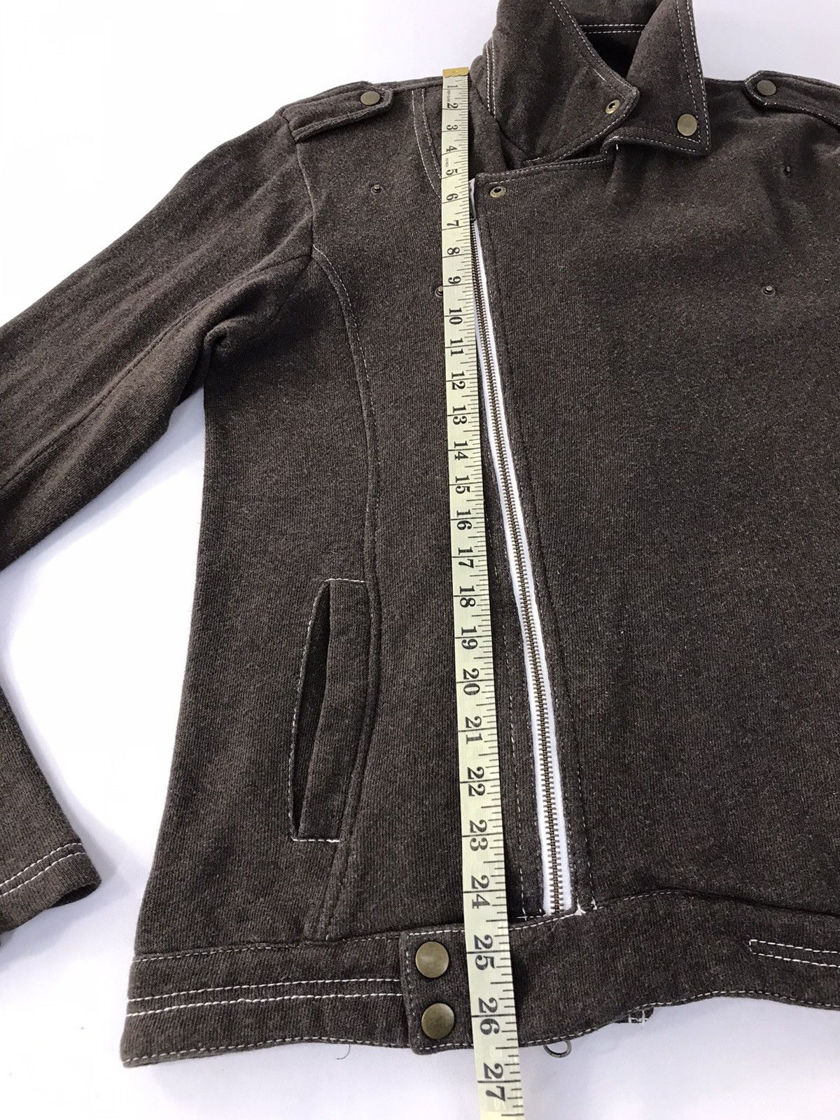 Japanese Brand × Vintage Vintage Sweaters Tk Mixpice Design Motorcyle Zipper Style Size US M / EU 48-50 / 2 - 12 Thumbnail
