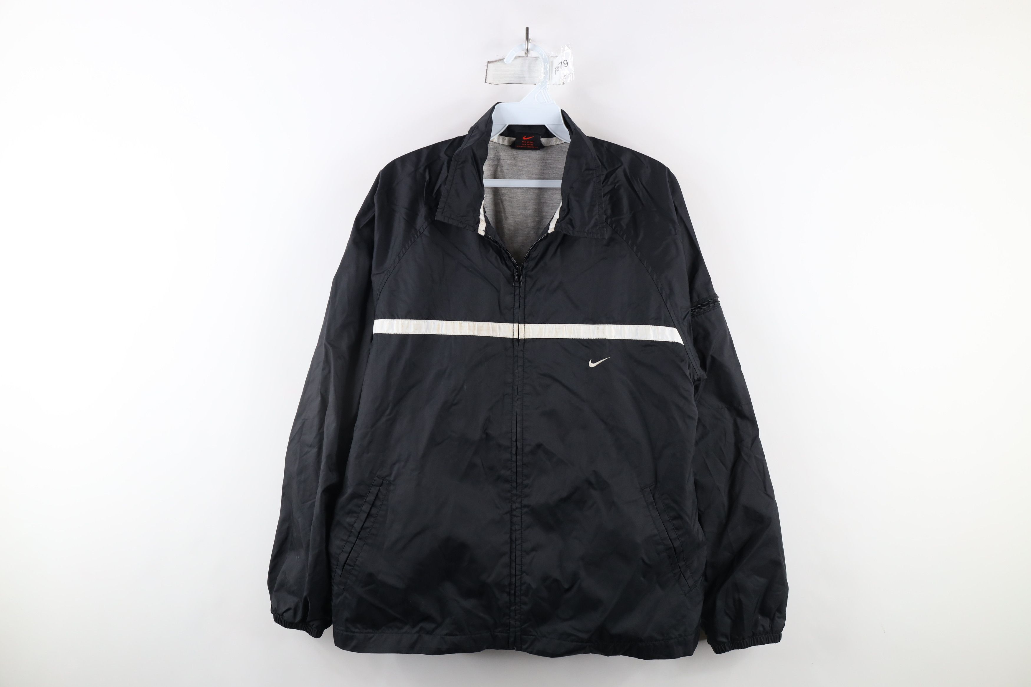 Nike × Vintage Vintage 90s Nike Travis Scott Mini Swoosh Lined Jacket Size M / US 6-8 / IT 42-44 - 1 Thumbnail