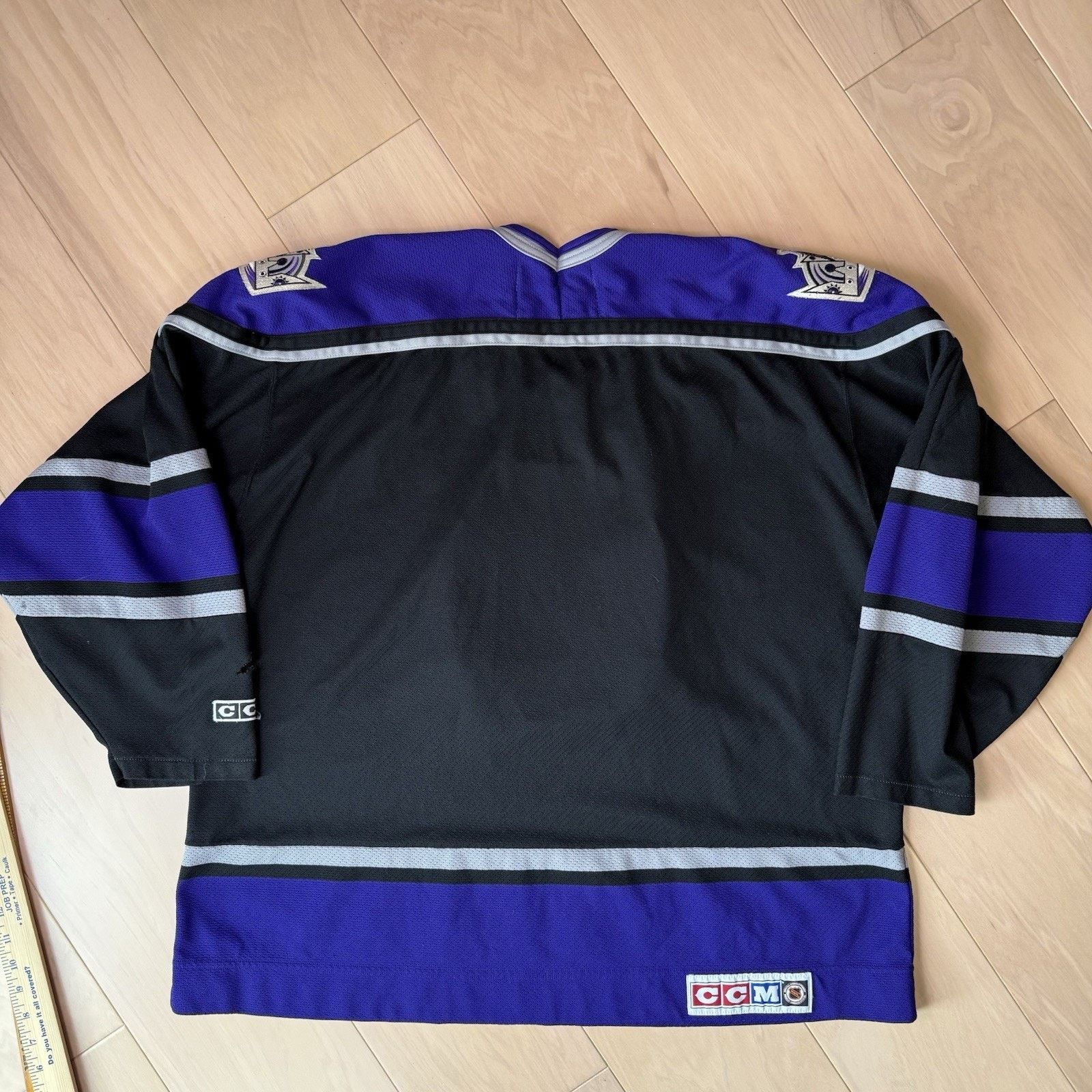 Ccm Vintage Los Angeles Kings Jersey 2XL Black Purple 90s CCM Size US XXL / EU 58 / 5 - 9 Thumbnail