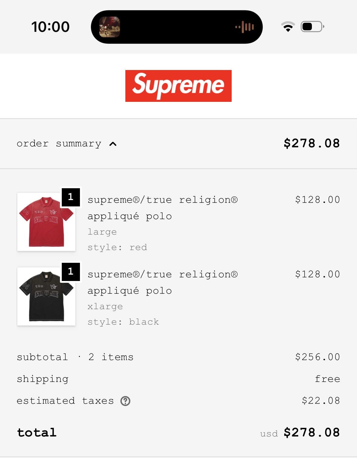 Supreme × True Religion Supreme True Religon Appliqué Polo Size US L / EU 52-54 / 3 - 5 Thumbnail