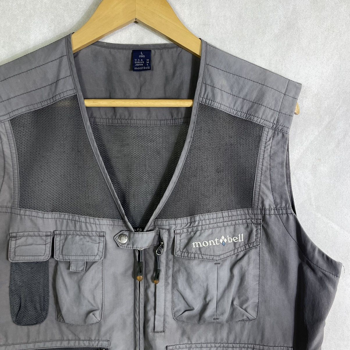 Japanese Brand × Montbell Japanese Brand Multipocket Tactical Zipper Utility Net Vest Size US L / EU 52-54 / 3 - 2 Thumbnail