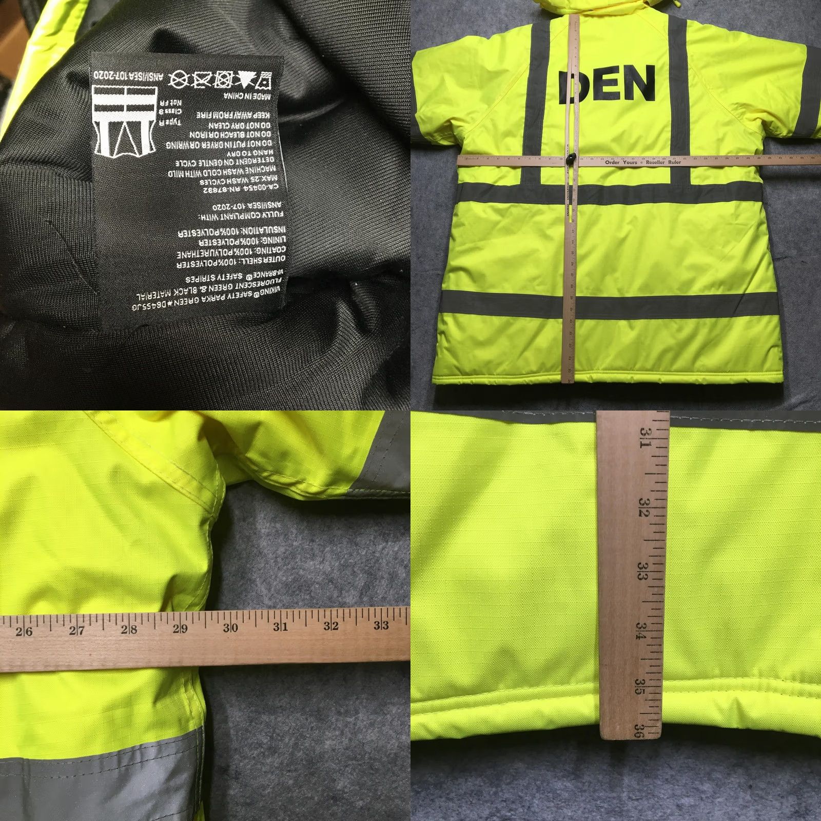 Vintage Viking Jacket Mens 3XL Yellow Hi Vis Insulated Freezer Journeyman 300D Parka Size US XXL / EU 58 / 5 - 9 Thumbnail