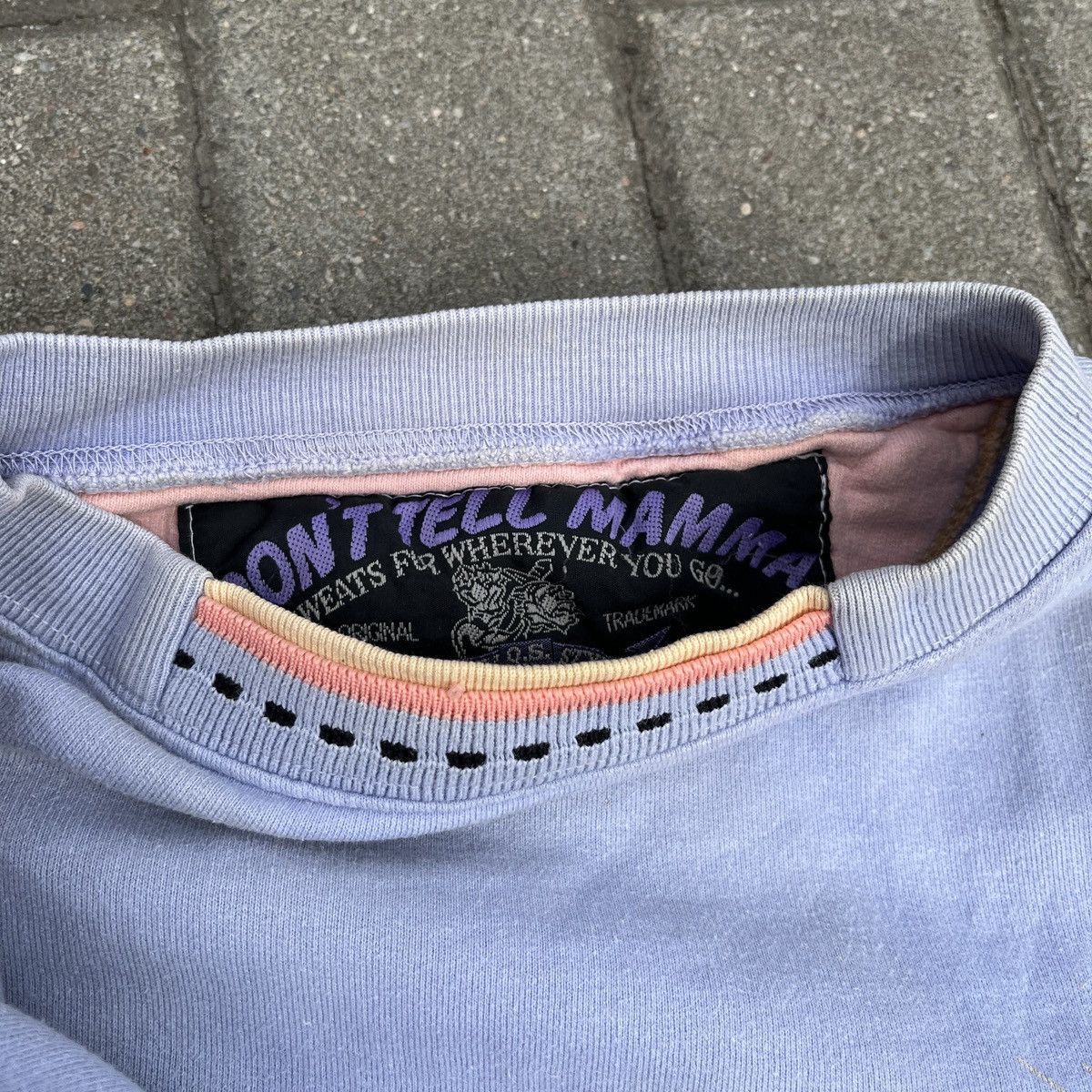 Vintage Vintage Lilac Crewneck 90s Size US M / EU 48-50 / 2 - 8 Thumbnail