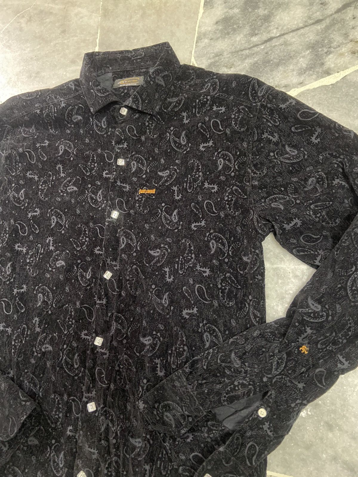 Just Cavalli Just Cavalli Mens Button Up Shirt Size US M / EU 48-50 / 2 - 9 Thumbnail