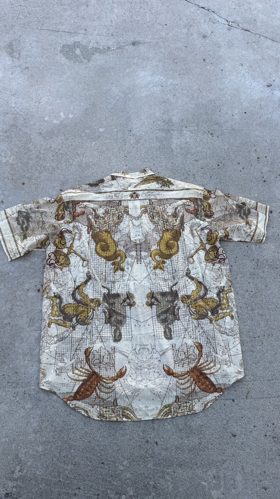 Jean Paul Gaultier JPG Homme Seashell Pearl Fish constellation button up shirt Size US M / EU 48-50 / 2 - 2 Thumbnail