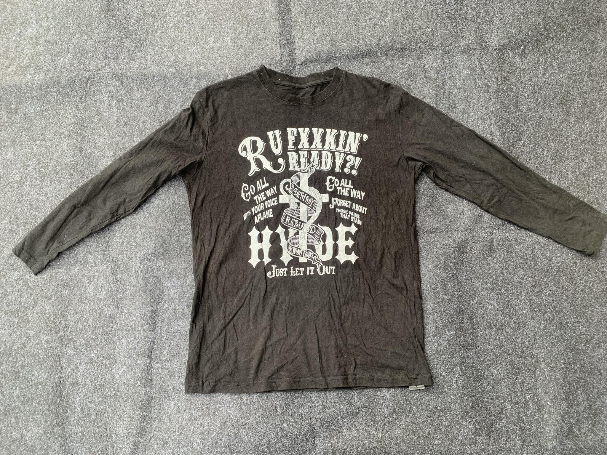 Band Tees Hyde live 2022 logo tshirt. Size US M / EU 48-50 / 2 - 1 Thumbnail