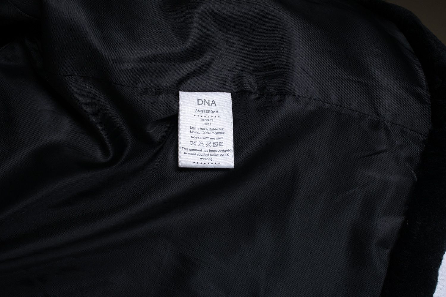 DNA DNA, black rabbit fur coat Size S / US 4 / IT 40 - 5 Thumbnail