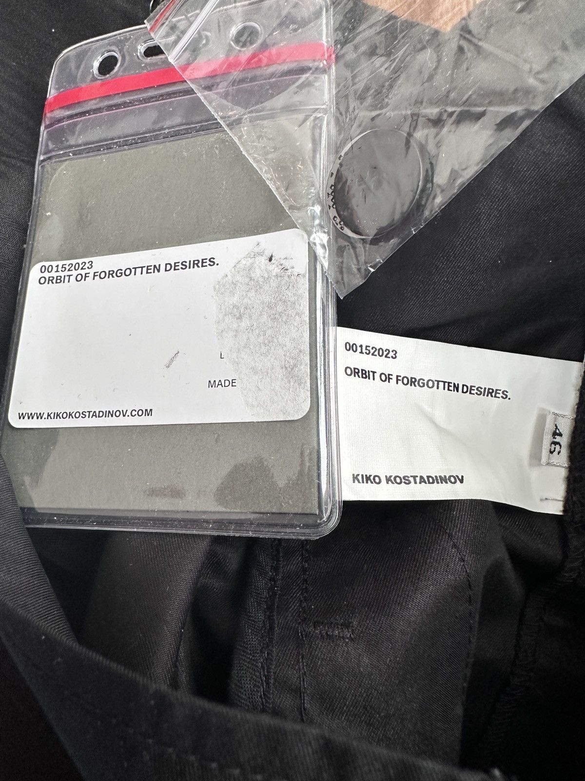 Kiko Kostadinov 00152023 Meno Crow Trousers | Grailed