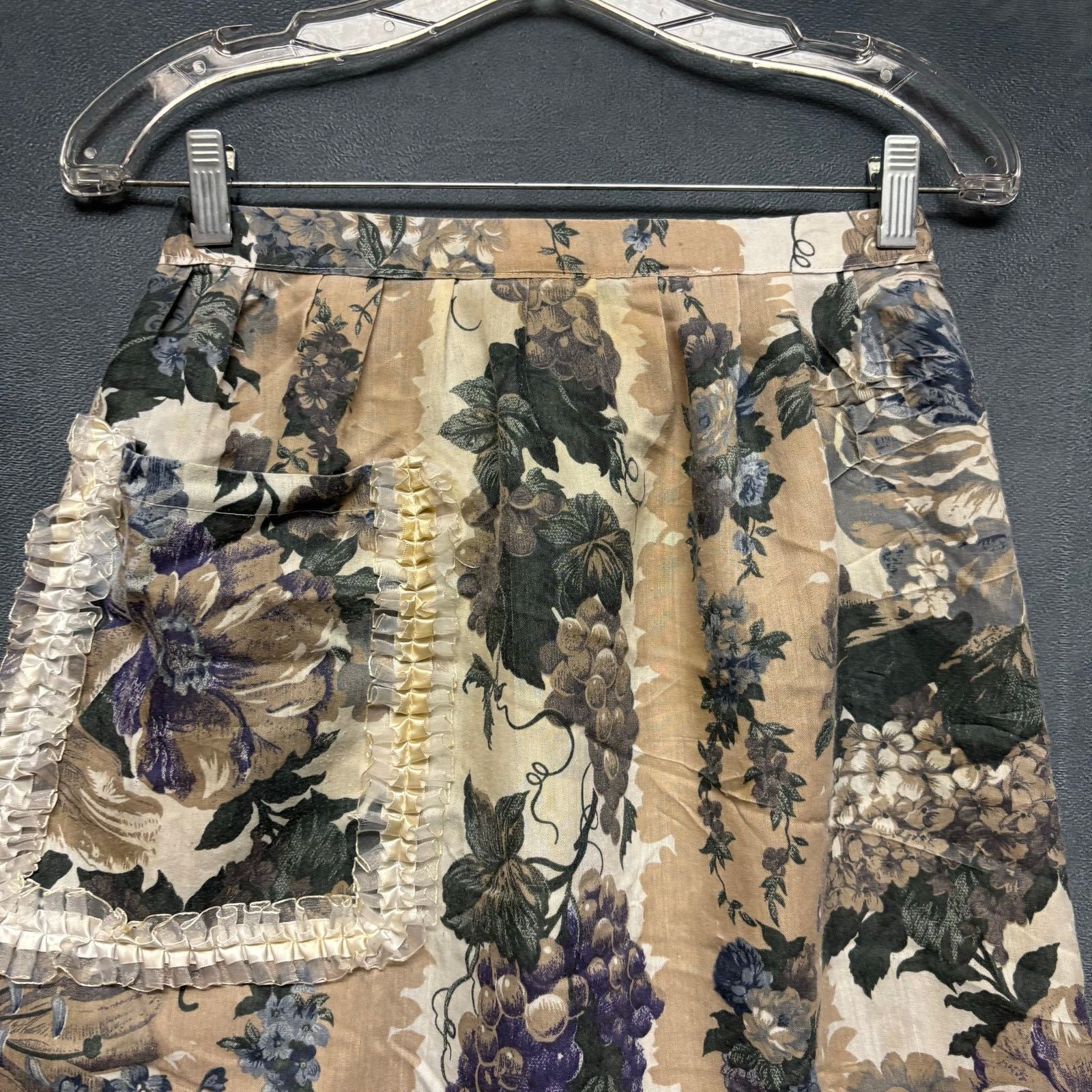 Handmade Handmade Vintage Waist Apron Wrap Cottage Granny Eyelet Lace Size ONE SIZE - 9 Thumbnail