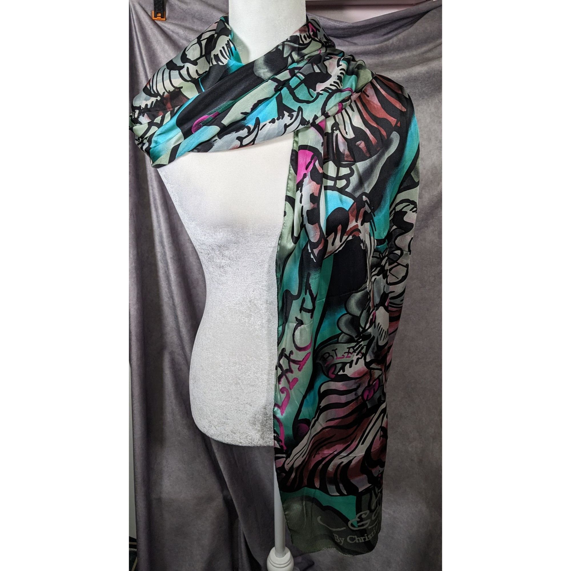 Christian Audigier × Ed Hardy Ed Hardy X Christian Audigier Tiger Scarf Size ONE SIZE - 8 Thumbnail