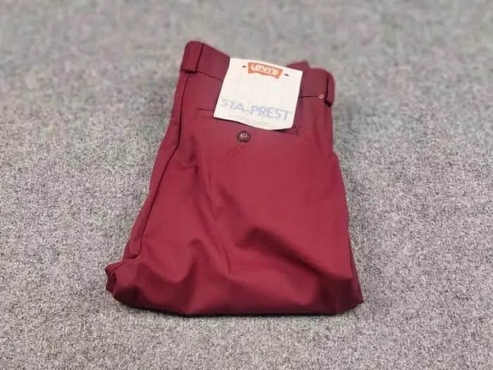 Levi's Vintage 80's Levis Sta Prest 711 Classic Trouser Pants Size US 32 / EU 48 - 2 Thumbnail