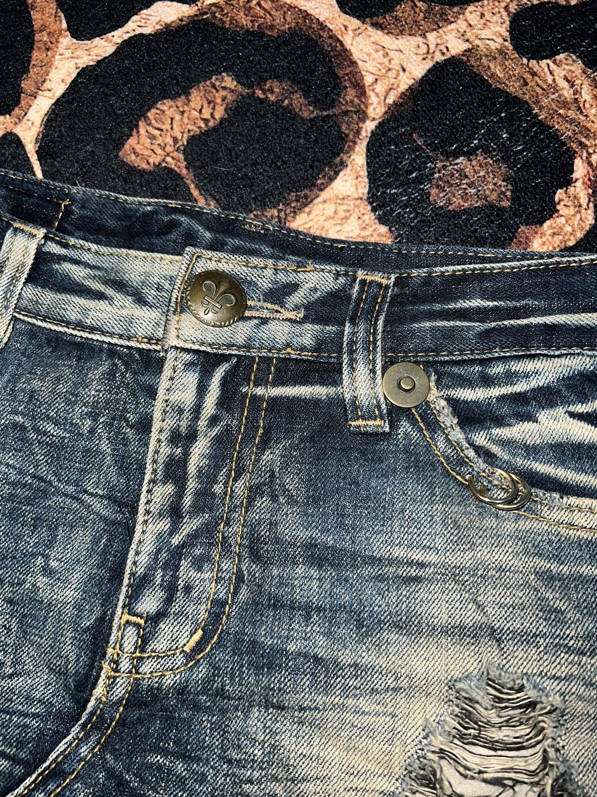 Japanese Brand Rare D.i.a. Gyaru denim micro skirt 💖 Size 26" / US 2 / IT 38 - 8 Thumbnail