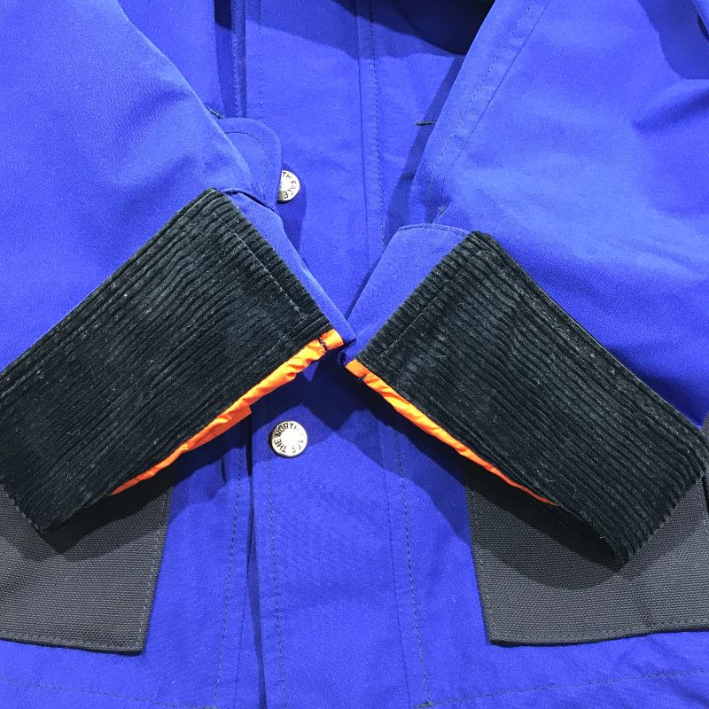 Jacket Contrasting Mountain Parka Blue