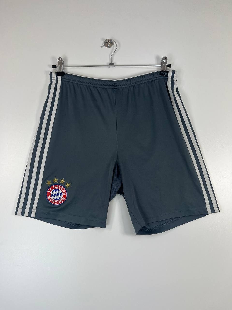 Adidas Adidas FC Bayern München Training Shorts Grey 2014/2015 Sz L Size US 35 - 1 Thumbnail