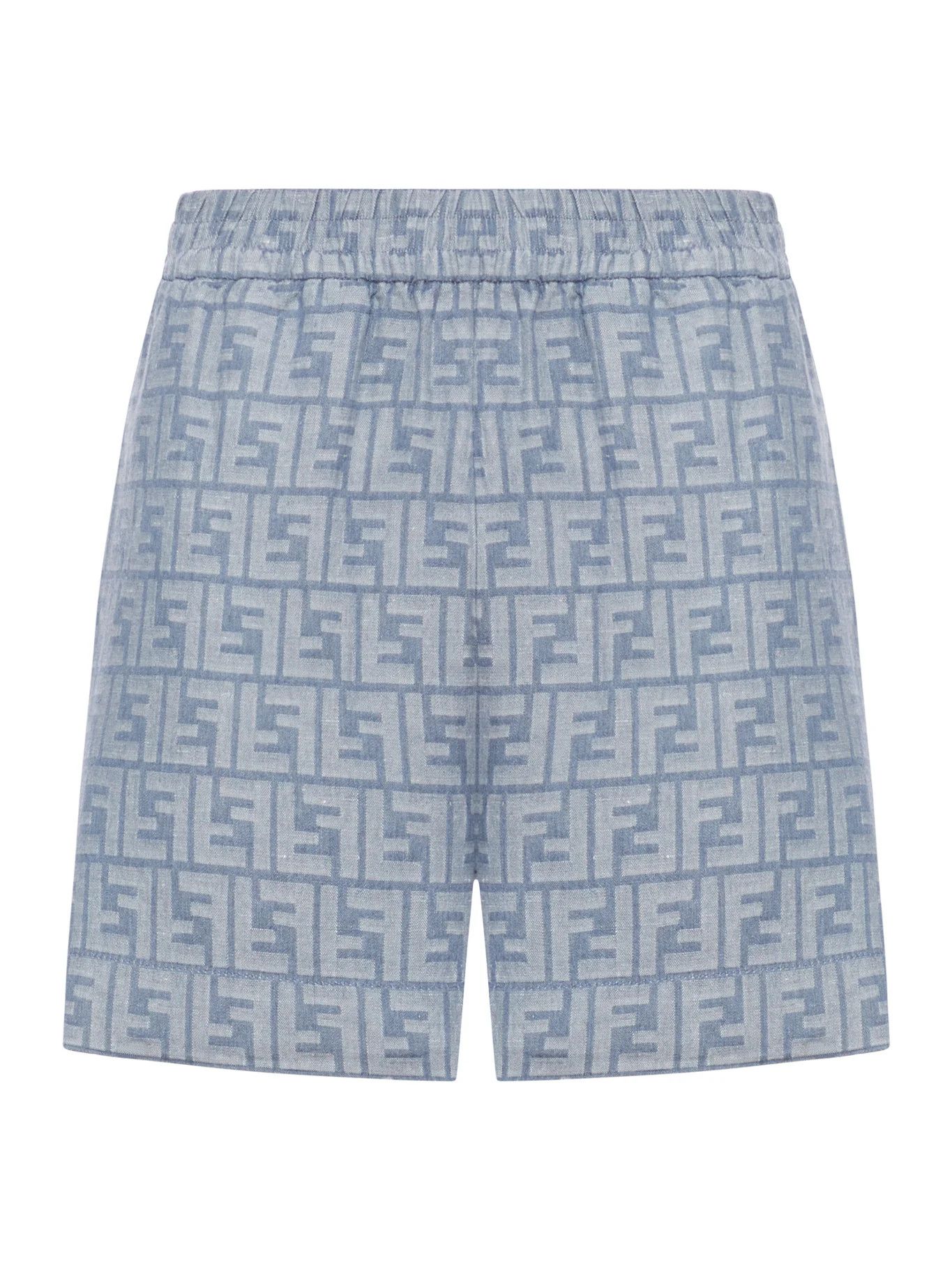 Fendi o1s1wg110526 Shorts in Bule Size 32" / US 10 / IT 46 - 1 Thumbnail