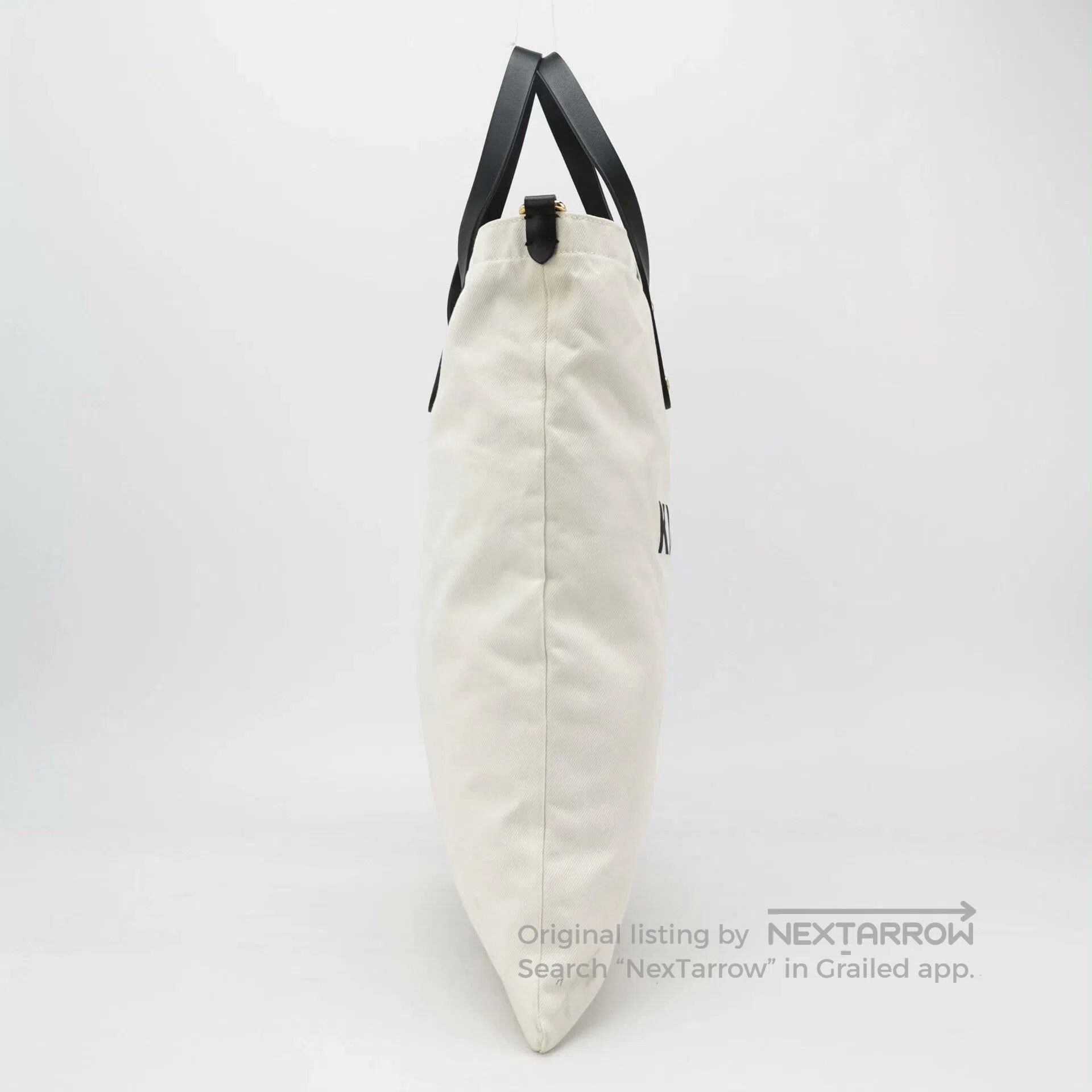 Burberry Burberry KINODM Canvas Letter Print Tote. Size ONE SIZE - 3 Thumbnail