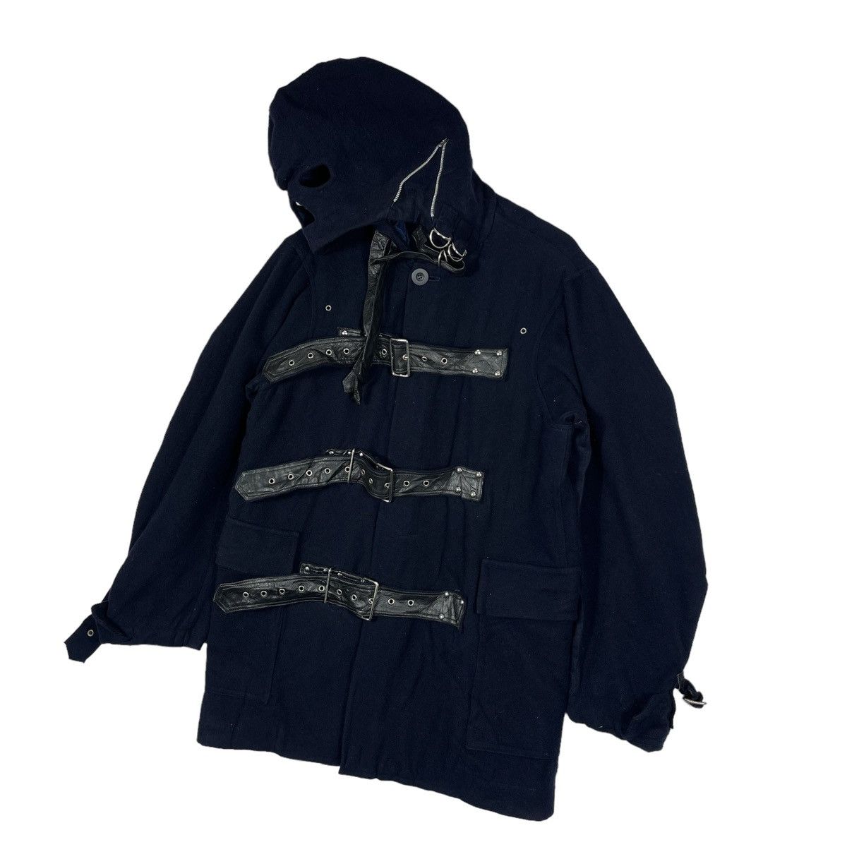 If Six Was Nine × Seditionaries Vintage Milkboy Industrial Punk Long Jacket Duffle Coat Size US L / EU 52-54 / 3 - 6 Thumbnail