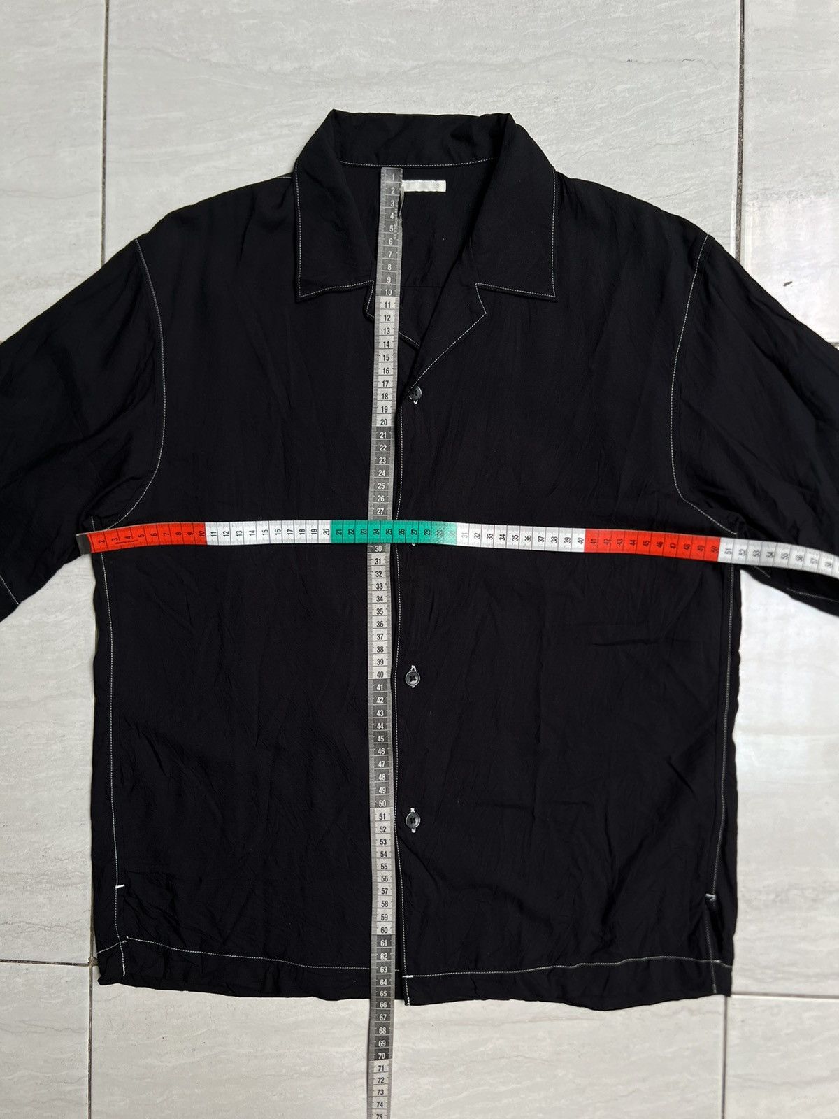 GU GU Black Boxy Shirt Size US M / EU 48-50 / 2 - 2 Thumbnail