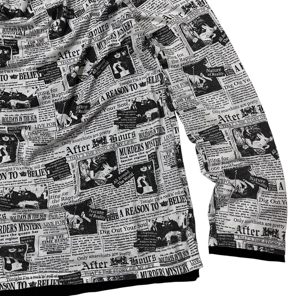 If Six Was Nine × Japanese Brand × Le Grande Bleu (L.G.B.) Defective struct poem anarchy double layer like a hysteric Size US L / EU 52-54 / 3 - 3 Thumbnail