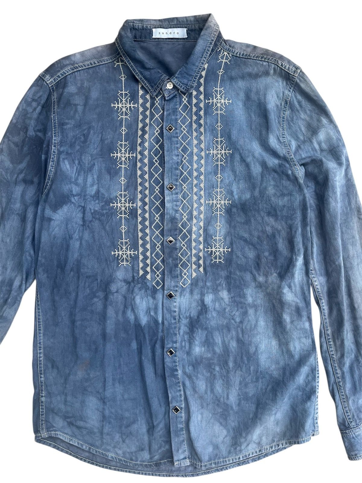Sandro Sandro Long Sleeve Shirt Size US M / EU 48-50 / 2 - 5 Thumbnail