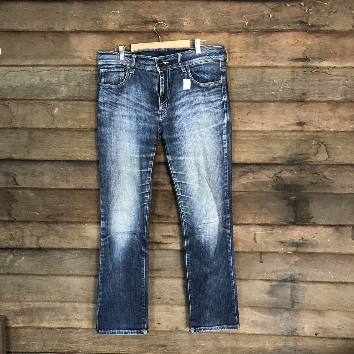 Japanese Brand Closshi Blue Denim vintage Pants #7388 Size 32" / US 10 / IT 46 - 1 Thumbnail