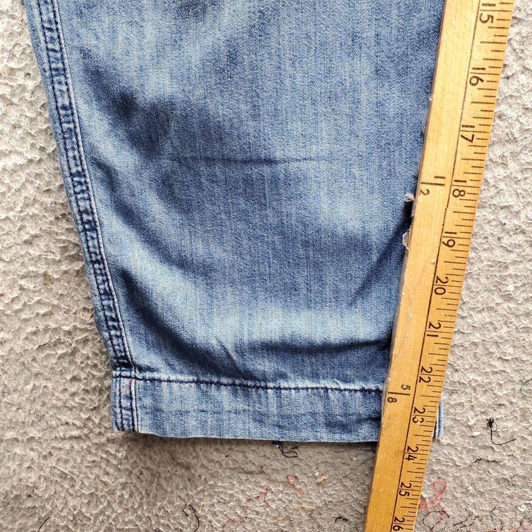 H&M H&M Jumpsuit Women 6 Blue Denim Utility Work Long Sleeve Button Front Size M / US 6-8 / IT 42-44 - 4 Thumbnail