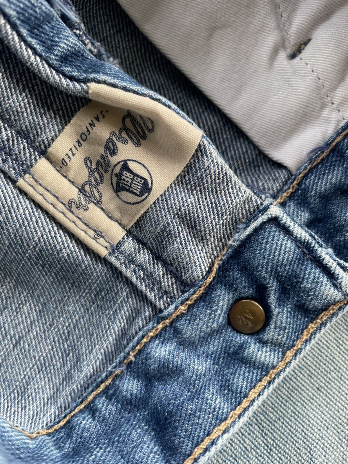Wrangler Vintage Wrangler Blue Bell Selvedge Denim Size US 31 - 21 Thumbnail